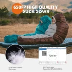 Naturehike Snowbird 650FP Down Mummy Sleeping Bag – Ultralight Cold-Weather Bag for Adults - Image 5
