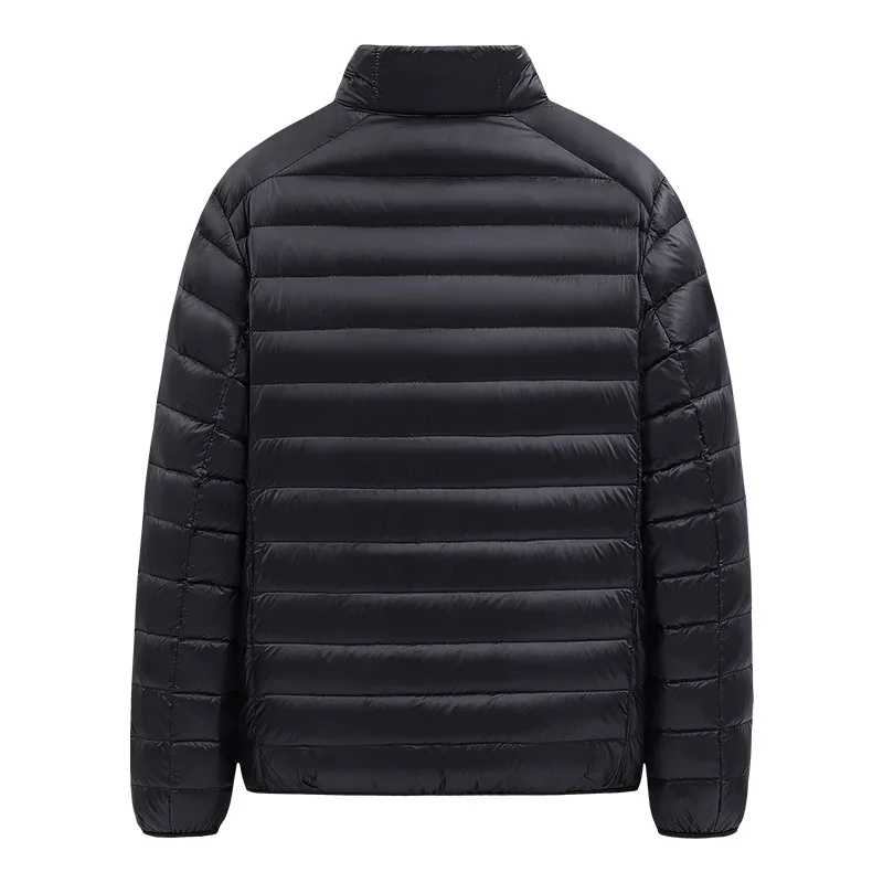 kf-S0efa0c7077b24f7f85276948e14fcc7fs Men’s Ultralight 50% Down Puffer Jacket – Packable Winter Hiking & Outdoor Coat - Image 1