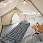 10cm Thick Inflatable Camping Mattress – Insulated Winter Sleeping Pad for Outdoor Adventures - Image 2