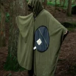 Wearable Hooded Sleeping Bag Poncho – Fleece Blanket for Camping & Outdoor Warmth - Image 6
