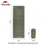 Naturehike Portable Sleeping Pad – Cotton & Velvet Ultralight Camping Mattress - Image 3