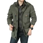 Men’s Lightweight Hooded Windbreaker – Smart Casual Outdoor Jacket - Image 2