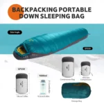 Naturehike Snowbird 650FP Down Mummy Sleeping Bag – Ultralight Cold-Weather Bag for Adults - Image 3