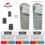 Naturehike M-Series Sleeping Bags – Lightweight, Double & Winter Camping Bags, Machine Washable - Image 6