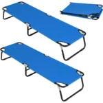 2-Pack Folding Camping Cot for Adults – Heavy-Duty Portable Sleeping Bed with 600D Oxford Fabric