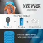 Ultralight Inflatable Sleeping Pad – Portable Camping Mat for Tents & Backpacking - Image 3