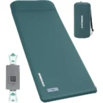 Self-Inflating Memory Foam Sleeping Pad – 3.15" Thick with Built-In Pillow & Electric Pump