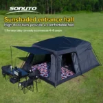 8-12 Person Family Camping Tent – Instant Pop-Up with Mosquito Net & Sun Roof - Image 3