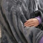 USB Rechargeable Heated Shawl – Fleece Warming Wrap with 3 Heat Settings - Image 5