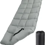 Lightweight Quilted Cot Mattress – 75"x30" Camping & RV Sleeping Pad