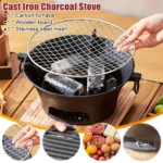 Charcoal BBQ Tabletop Grill – Stainless Steel Portable Outdoor Stove - Image 2