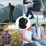 LQARMY 60L Military Tactical Backpack – Expandable Army Assault Rucksack with MOLLE for Hiking, Travel & 3-Day Outdoor Adventures - Image 2