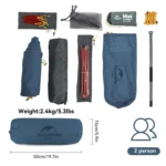 Naturehike Mongar 2-Person Ultralight Tent – Waterproof Double-Layer Camping Shelter - Image 6