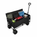 40" Collapsible Heavy-Duty Wagon Cart – 265LBS Load for Camping & Outdoor Use