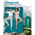 Double Inflatable Camping Sleeping Pad – Extra Thick Self-Inflating Mat with Built-In Foot Pump - Image 5