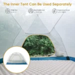 2-3 Person Instant Pop-Up Tent – Waterproof & Wind-Resistant Outdoor Shelter - Image 6