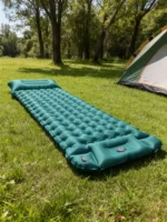 10cm Thick Inflatable Camping Mattress – Insulated Winter Sleeping Pad for Outdoor Adventures