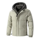 8XL Men’s Heavyweight Hooded Puffer Jacket – Insulated Winter Parka (Plus Size) - Image 2