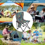 Multifunctional Folding Outdoor Chair – Strong Load-Bearing Portable Seat for Hiking, Fishing & Garden - Image 5