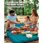 Double Inflatable Camping Sleeping Pad – Extra Thick Self-Inflating Mat with Built-In Foot Pump - Image 6