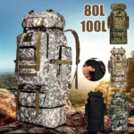 80L / 100L Mountaineering & Tactical Backpack – Large Outdoor Hiking, Camping & Travel Bag
