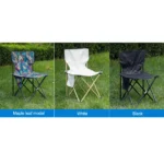 Multifunctional Folding Outdoor Chair – Strong Load-Bearing Portable Seat for Hiking, Fishing & Garden - Image 3