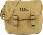 WW2 US Army M1936 Canvas Messenger Bag – Vintage Tactical Musette Satchel & Crossbody Haversack - Image 2