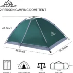Compact 1-6 Person Camping Tent – Ultralight Quick-Setup Waterproof Shelter - Image 4