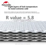 Naturehike R5.8 Inflatable Sleeping Pad – Ultralight Thermal Air Cushion for Hiking & Camping - Image 4
