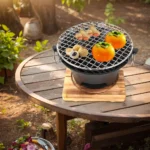 Charcoal BBQ Tabletop Grill – Stainless Steel Portable Outdoor Stove - Image 5
