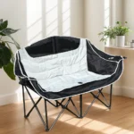 Double Folding Camping Chair – Loveseat with Cup Holders, Carry Bag & 600 lb Capacity - Image 6