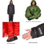 Warm Lightweight Full-Body Sleeping Bag – Thinsulate Filled with Legs & Arms Openings for Outdoor Adventures - Image 2