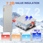 Ultralight Inflatable Sleeping Pad – Insulated Camping Mat 70.9 × 23.6in - Image 3