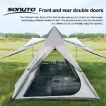 245x245x190cm Instant Pop-Up Pyramid Tent – 5-8 Person Waterproof Camping & Beach Shelter - Image 4