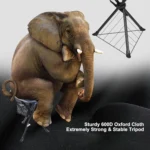 2-Pack Folding Camping Stools – Heavy-Duty Lightweight Tripod Chairs for Adults (Blue) - Image 4