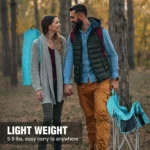 VILLEY Folding Camping Chair – Lightweight Portable Chair with Carry Bag for Beach, Lawn & Outdoors - Image 5