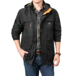 Men’s Lightweight Hooded Windbreaker – Smart Casual Outdoor Jacket - Image 3