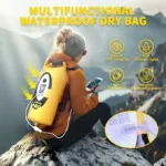 ZTARX 20L Waterproof Dry Bag – Roll-Top Floating Sack with Solar Charger, Bluetooth Speaker & LED Light - Image 2