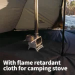 Ranch Fire Teepee Hot Tent – 4-6 Person Waterproof Winter Camping Shelter with Stove Jack - Image 5
