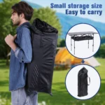 Ultralight Folding Outdoor Table – Roll-Up Rectangular Table with Carrying Bag for Camping, Fishing & Sports Events - Image 4