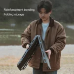 Folding Camping Hanging Rack – Triangle Storage Shelf for Cookware & Gear - Image 6