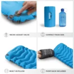 Ultralight Inflatable Sleeping Pad – Portable Camping Mat for Tents & Backpacking - Image 5