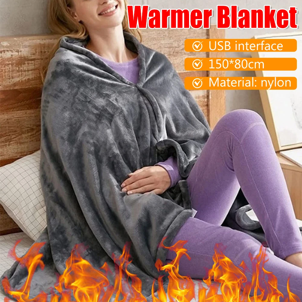 kf-Sf777fb72cc1340569c47d8c6957208bfg USB Rechargeable Heated Shawl – Fleece Warming Wrap with 3 Heat Settings - Image 1