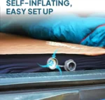 Self-Inflating Camping Mattress – 3" Thick Air & Foam Sleeping Pad with Pump Sack - Image 2