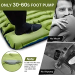 Ultralight Inflatable Camping Sleeping Pad – Built-In Pillow with Foot Pump - Image 5